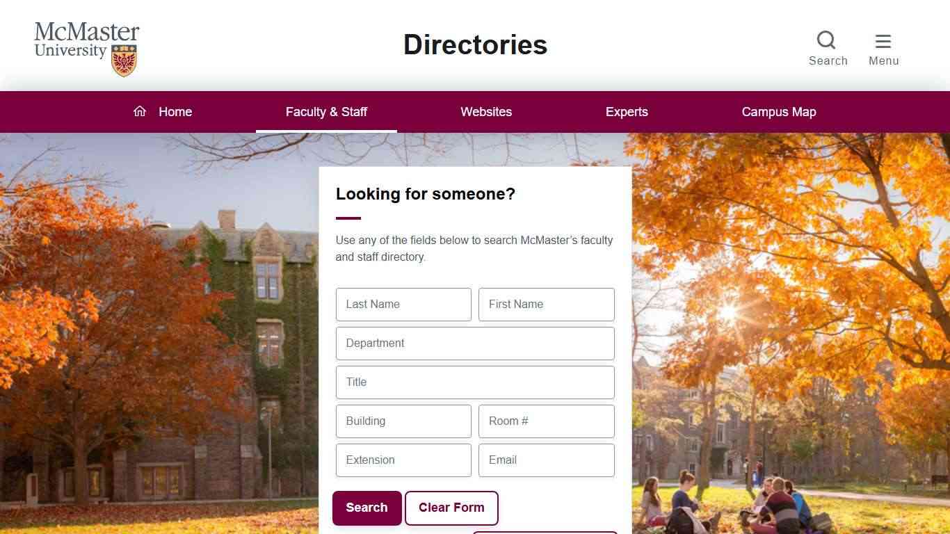 Faculty & Staff - Directories