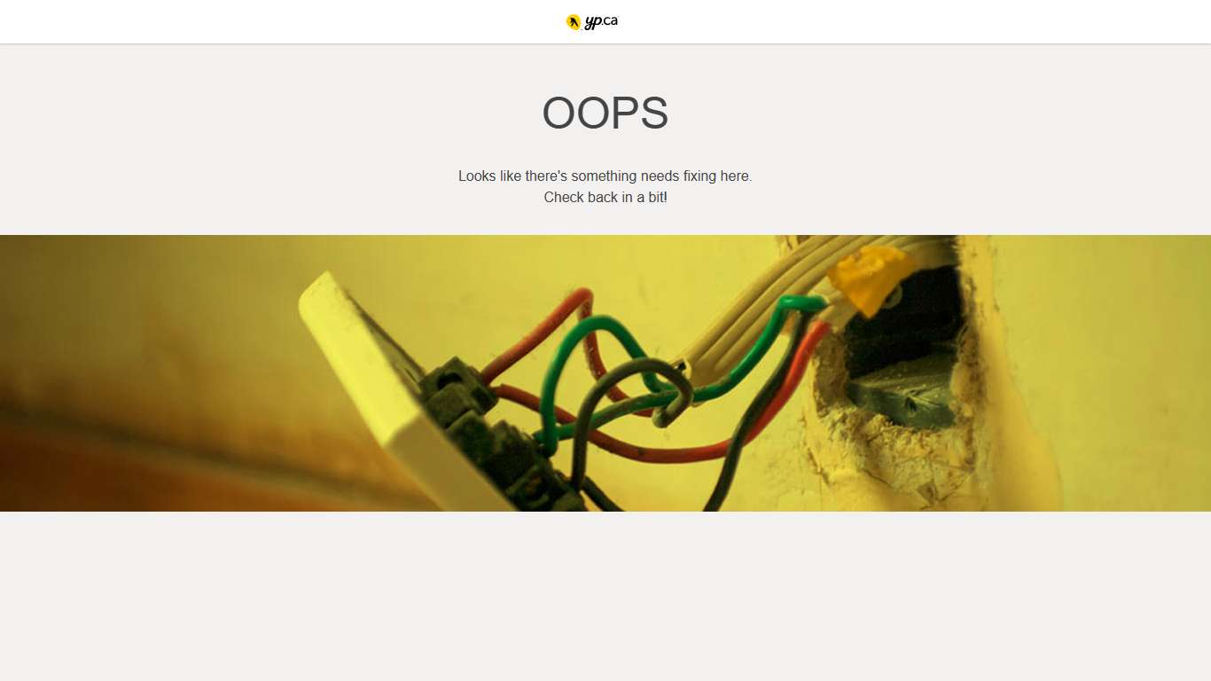 YellowPages.ca - HTTP 503